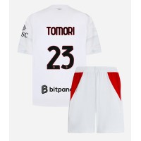 Stroje piłkarskie AC Milan Fikayo Tomori #23 Koszulka Wyjazdowej dla dzieci 2026-27 Krótki Rękaw (+ szorty)